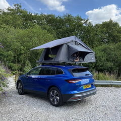 Foldout 3 Person Roof Top Camping Tent in Granite Grey