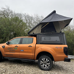 Overland Aluminium Canopy with Clamshell Roof Tent for the Ford Ranger 2012-2022