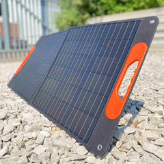Outdoor Portable Power Station + Folding Solar Charging Panel BUNDLE