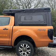 Overland Aluminium Canopy with Clamshell Roof Tent for the Toyota Hilux 2016+