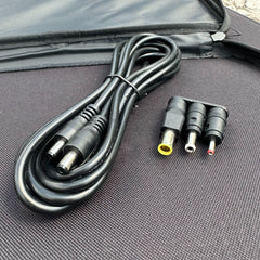 Outdoor Portable Power Station + Folding Solar Charging Panel BUNDLE