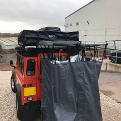 Overland Expedition Fold-Out Shower Privacy Curtain Side Box in Granite Grey