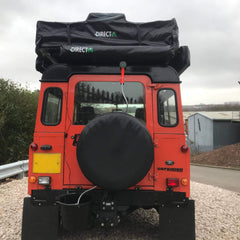 Overland Expedition Fold-Out Shower Privacy Curtain Side Box in Granite Grey