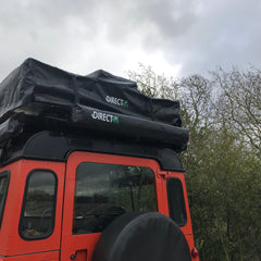 Overland Expedition Fold-Out Shower Privacy Curtain Side Box in Granite Grey