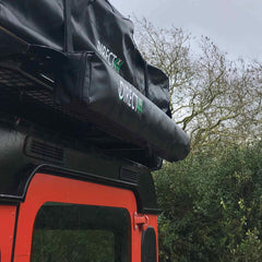 Overland Expedition Fold-Out Shower Privacy Curtain Side Box in Granite Grey