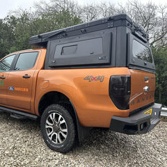 Overland Aluminium Canopy with Clamshell Roof Tent for the Ford Ranger 2012-2022