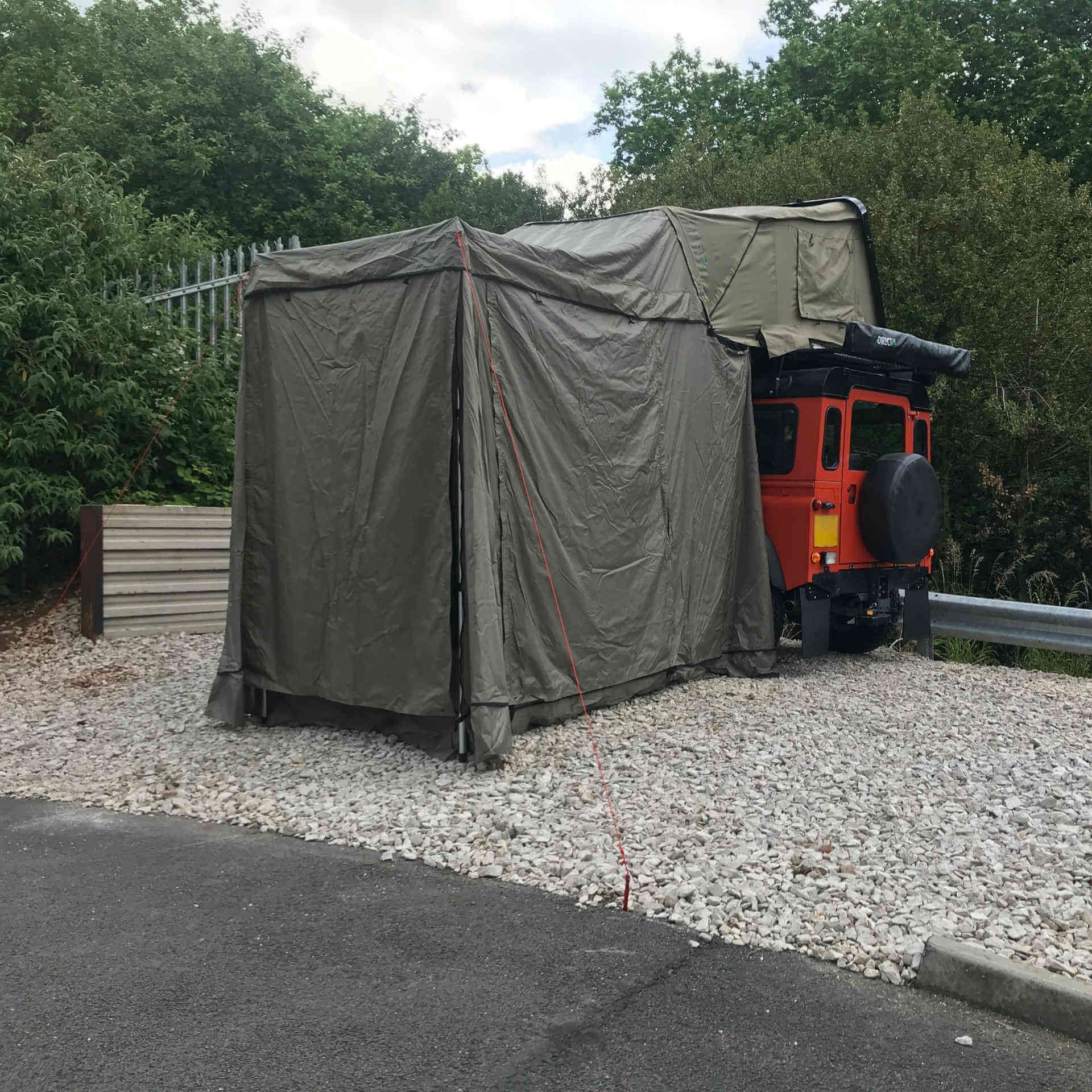 Annex Addon for the RoofTrekk 3 Person Roof Top Camping Tent in Grey