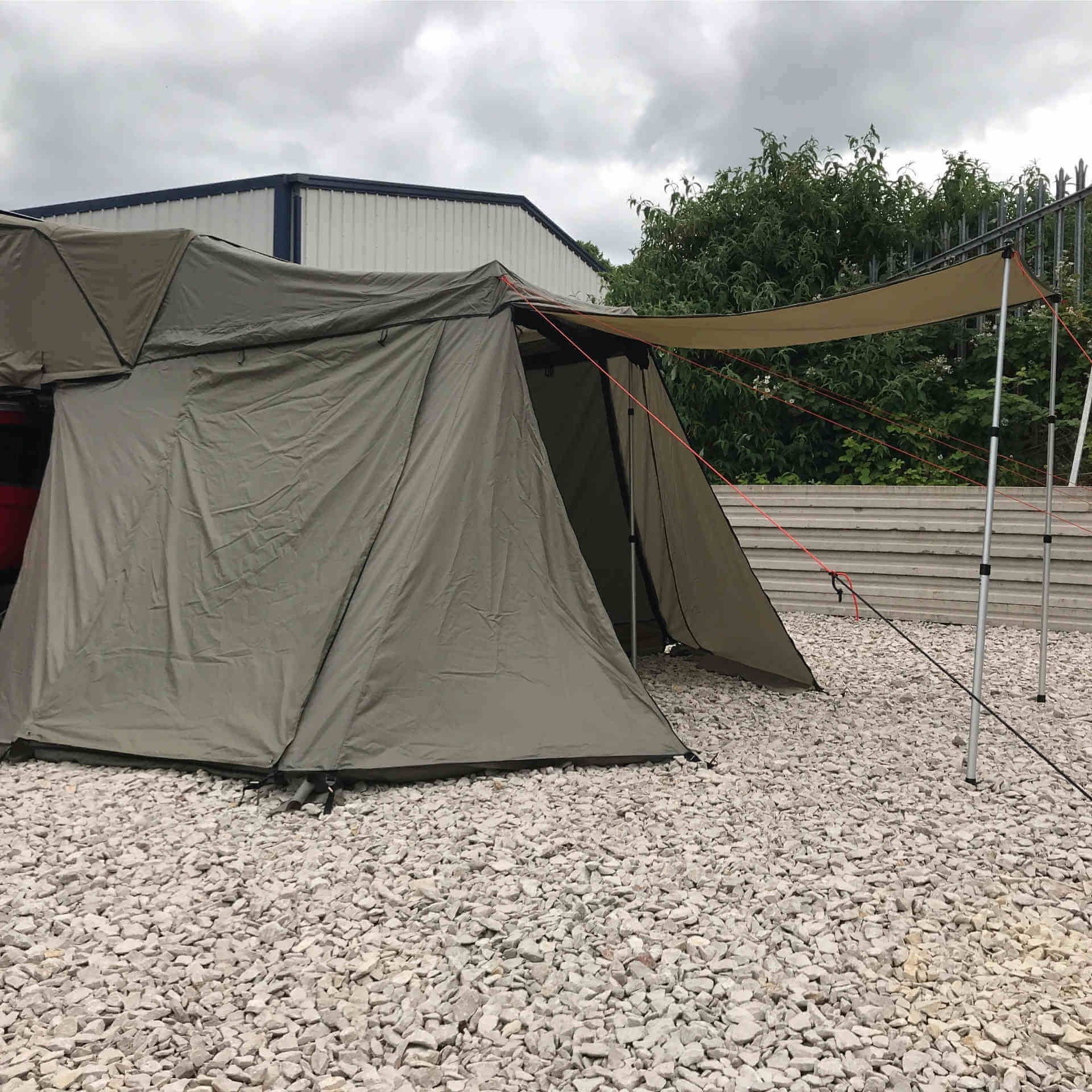 Annex Addon for the RoofTrekk 3 Person Roof Top Camping Tent in Grey