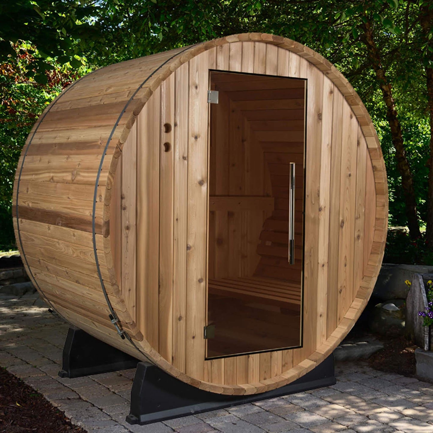 2-Person Barrel Sauna-V1