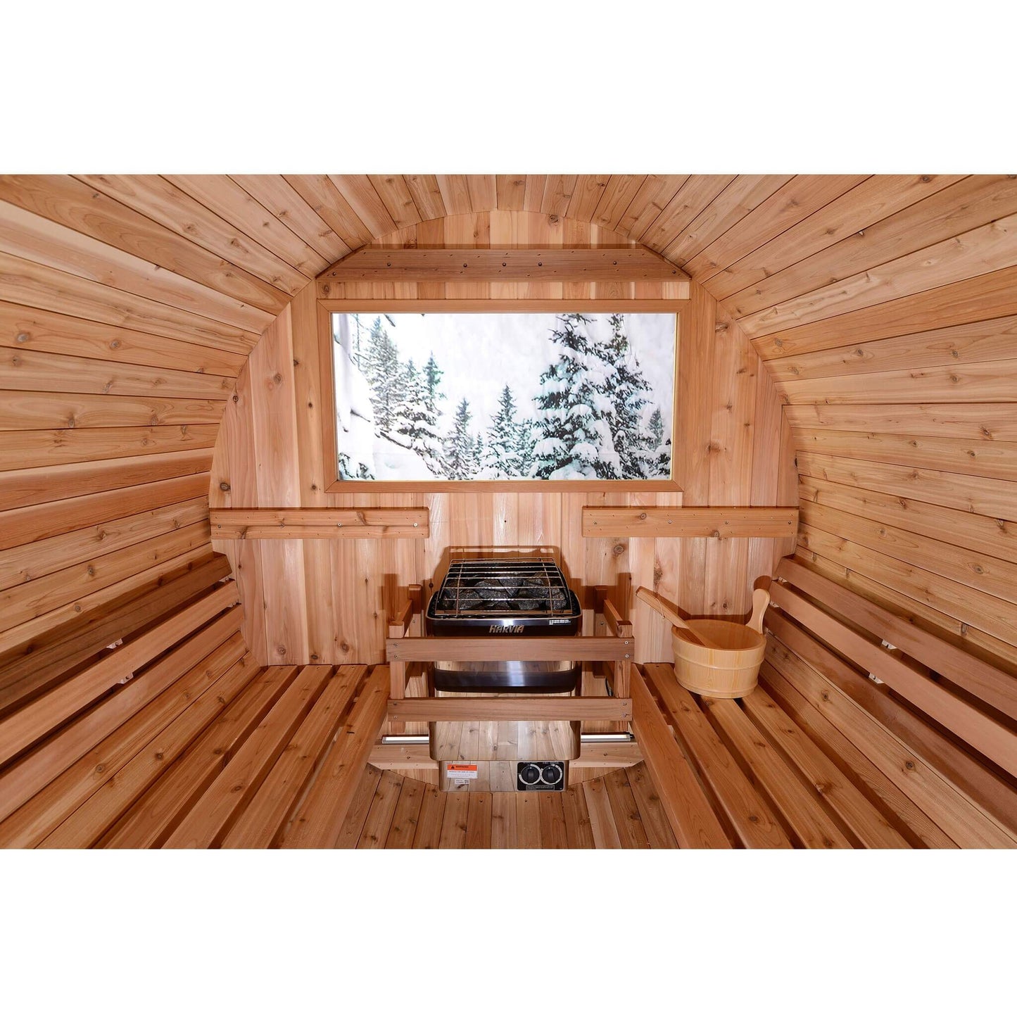 2-Person Barrel Sauna-V1