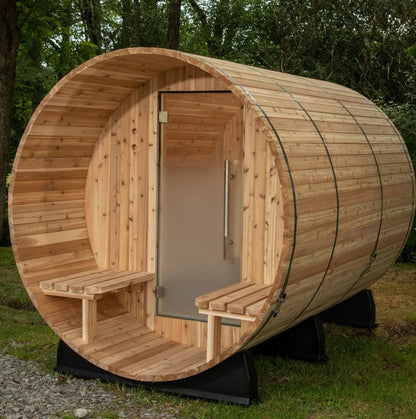 4-6 Person Barrel Sauna-V3