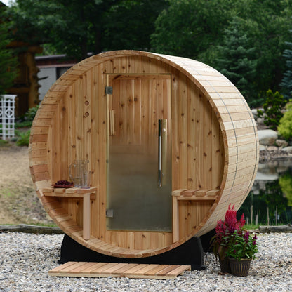 2-Person Barrel Sauna