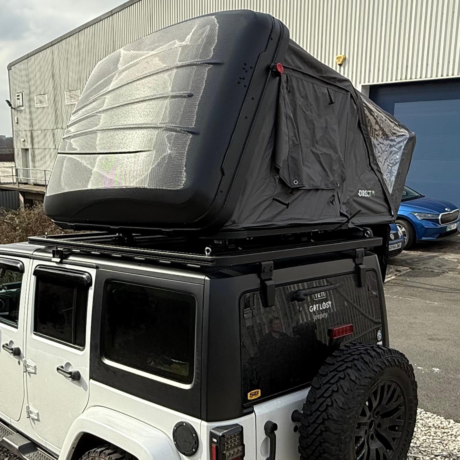 Granite Grey TrailTop 3-Person Hard Shell Expedition Roof Top Tent