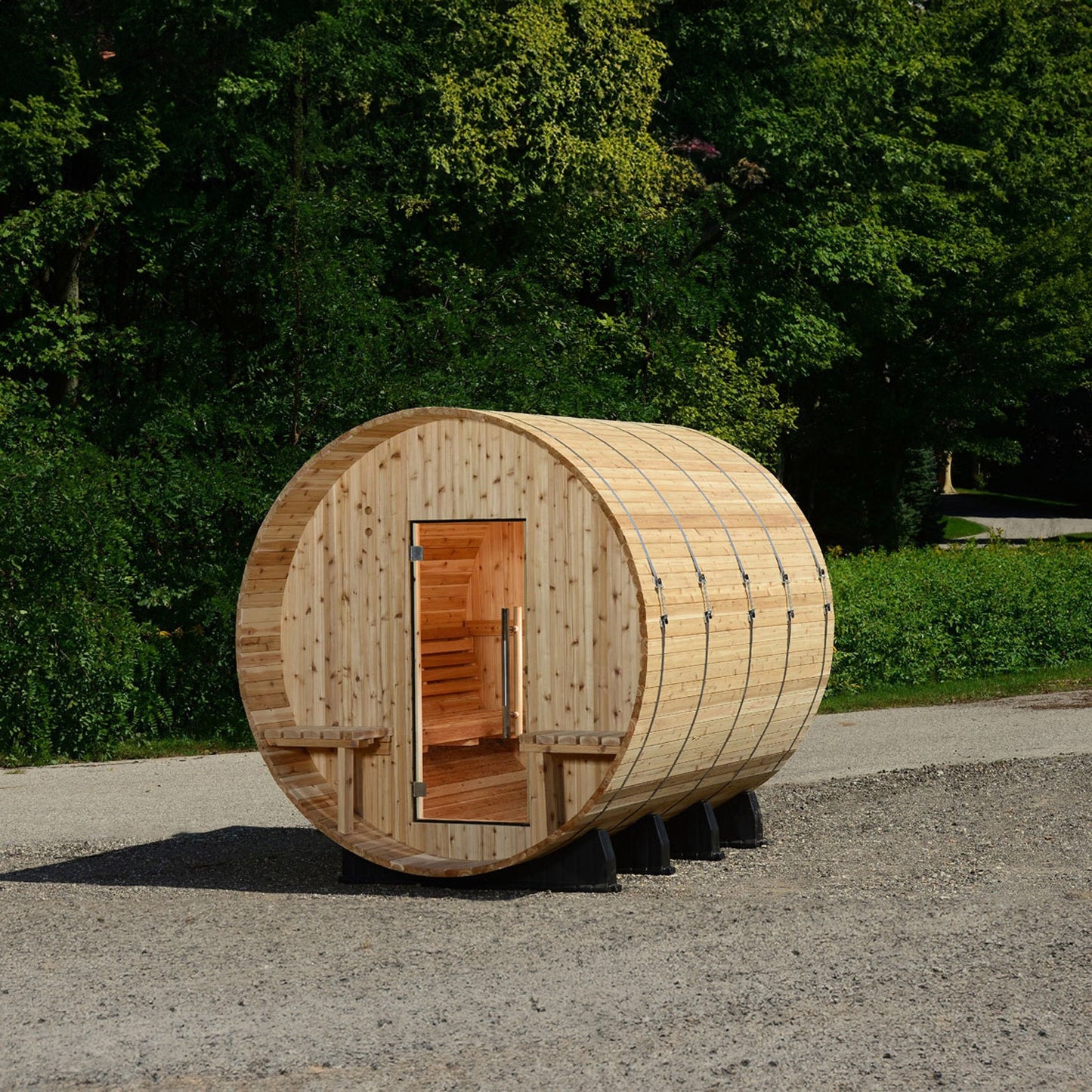 8-Person Barrel Sauna