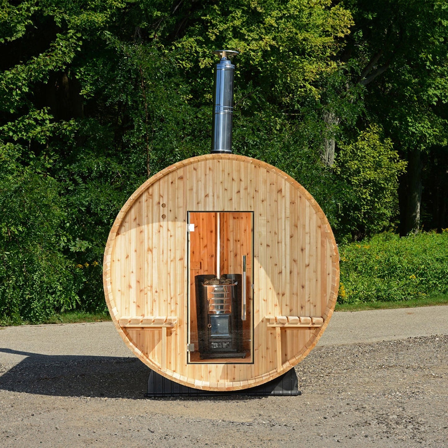 8-Person Barrel Sauna